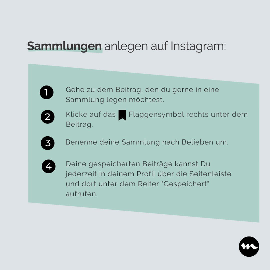How to Anleitung Sammlung auf Instagram anlegen